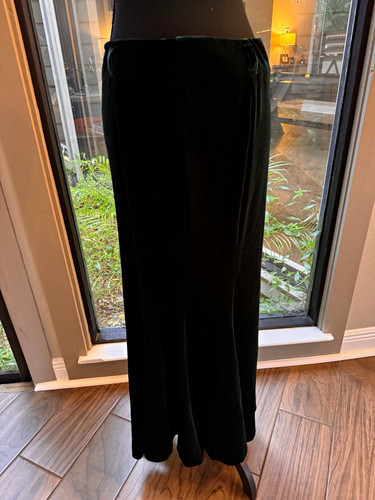 Ebossy solid green velvet - solid, maxi