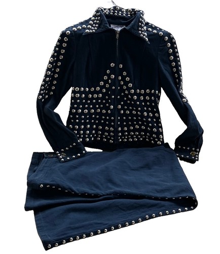 Vintage roncelli navy cotton - vintage,