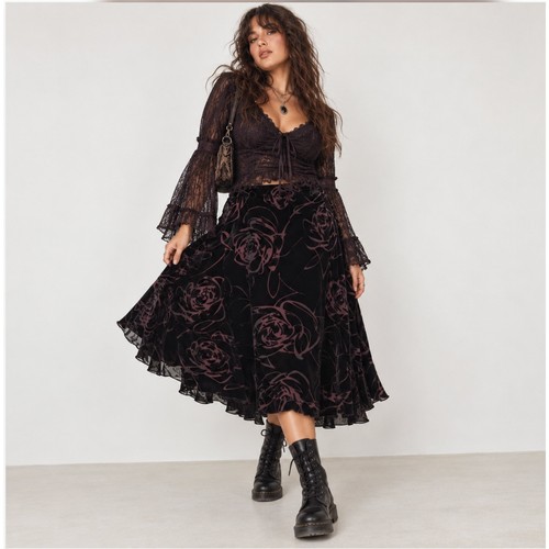 Vintage y2k burnout velvet - y2k,