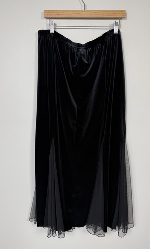 Vintage midi skirt black - vintage, 3x